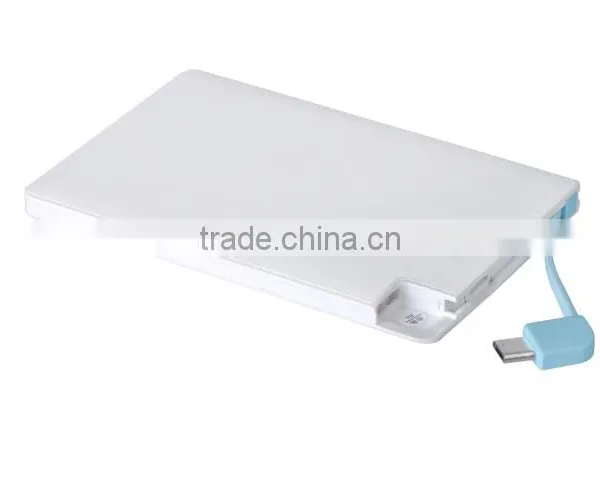 Universal Battery Charger Ultra Thin Card Powerbank Portable Powerbank 2500mah/credit Card Power Bank photo-5