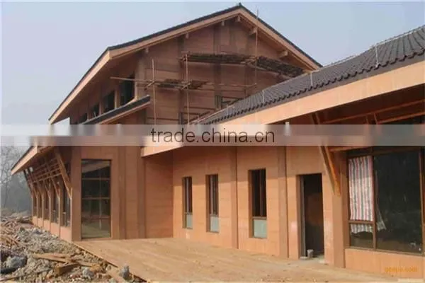 Shiny Wall Sequin Finland Spruce Wood Wall Panels Foam Concrete Prefabricated House