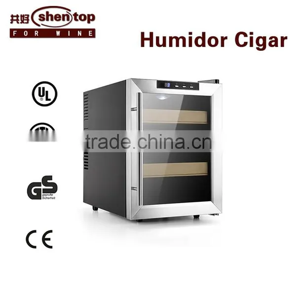 SHENTOP Cigar Cooler STH-16B Cigar Refrigerator Cigar Cellar Thermoelectric Refrigerator Mini Cooler Mini Bar 8 Bottels