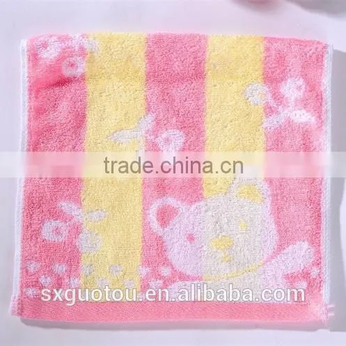 Cartoon Cat Bamboo Fiber Towel photo-2