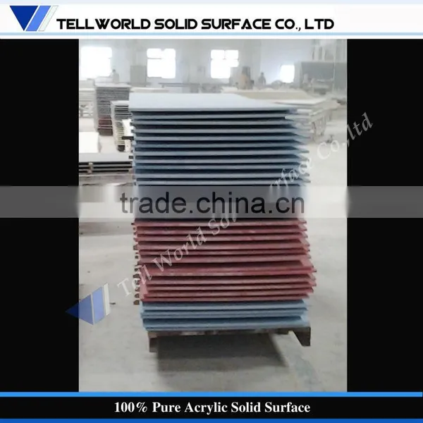 Acrylic Faux Marble Sheet Solid Surface Sheet for Bathroom photo-2