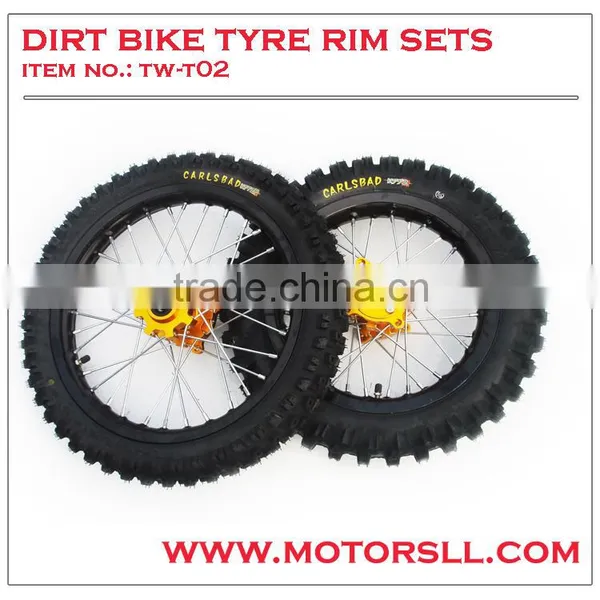 Pit Bike Motorcycle Tire Sets With Rim photo-2