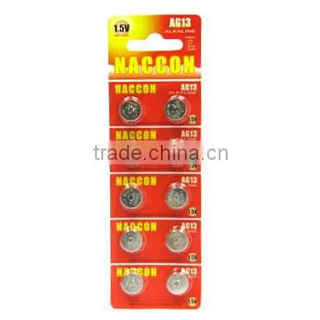 AG13 LR44 Alkaline Button Cell Battery AG13 photo-2