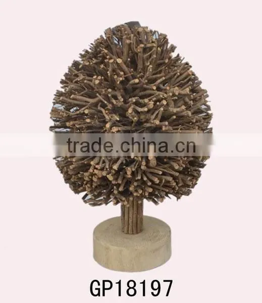 Christmas Tree Decoration Wood Christmas Lighting Tree for Promotion