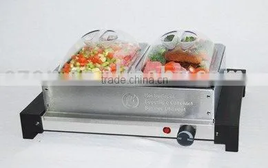 buffet server, server cooler, aluminum server cooler
