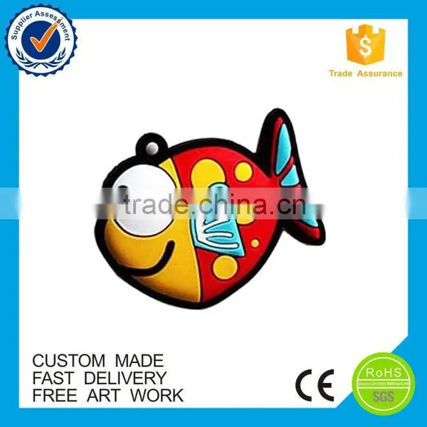 Promotional 3D Custom Yellow Soft Souvenir Pvc Fridge Magnet photo-2