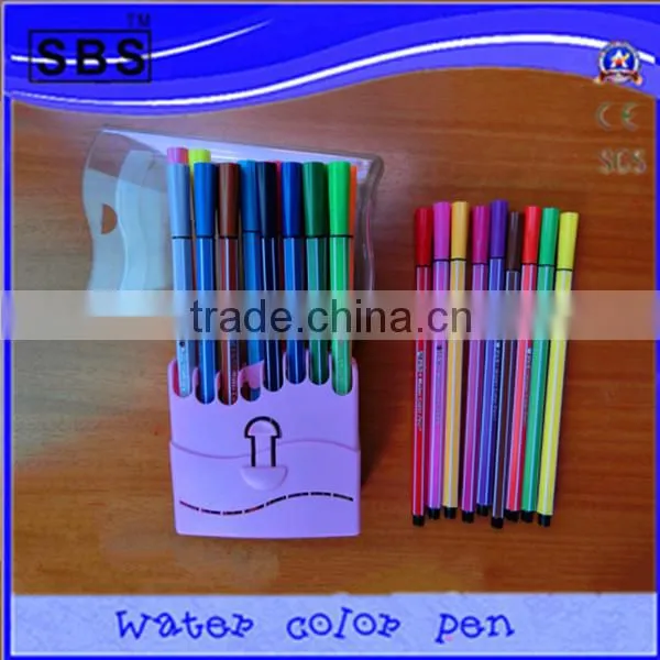 24 Color Corrugated Shape of Marker Pen