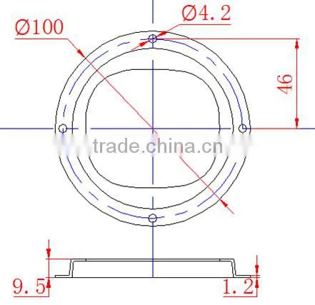 LED Glass Lens 78mm for Tunnel Light KC78-1 photo-4