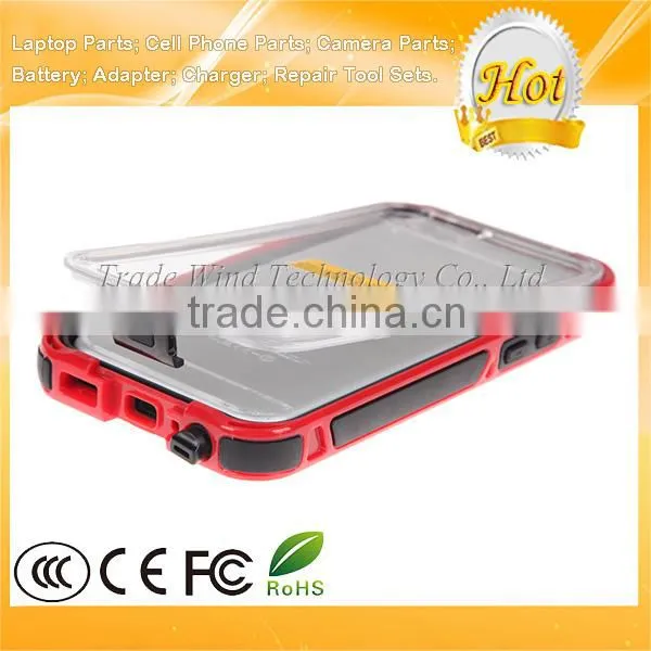 4.7 Inch Red Cellphone Waterproof Case for IPhone 6 Case With Home Button photo-3