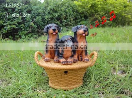Resin Pug Dog Statue for Decor photo-6