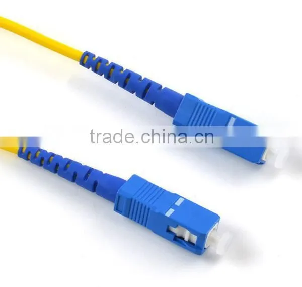 SC/UPC-SC/UPC G652d G657A Singelmode Simplex Fiber Optic Patch Cord Yellow Color LSZH Jacket photo-2
