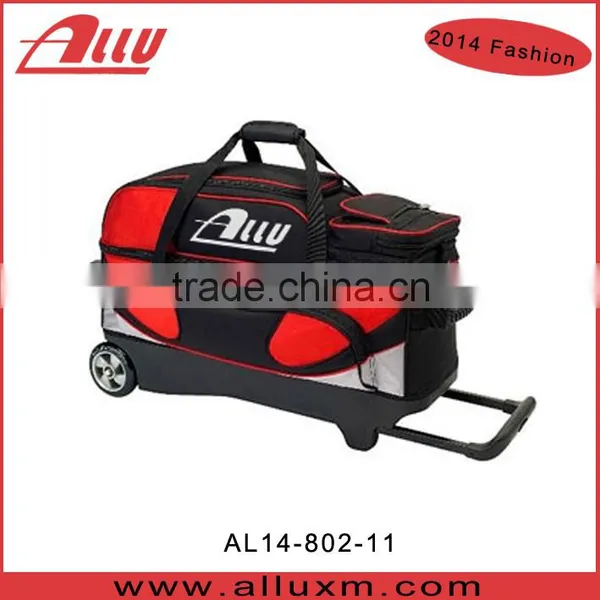 2014 Trendy Bowling Triple Bag Sports Bag With Wheels
