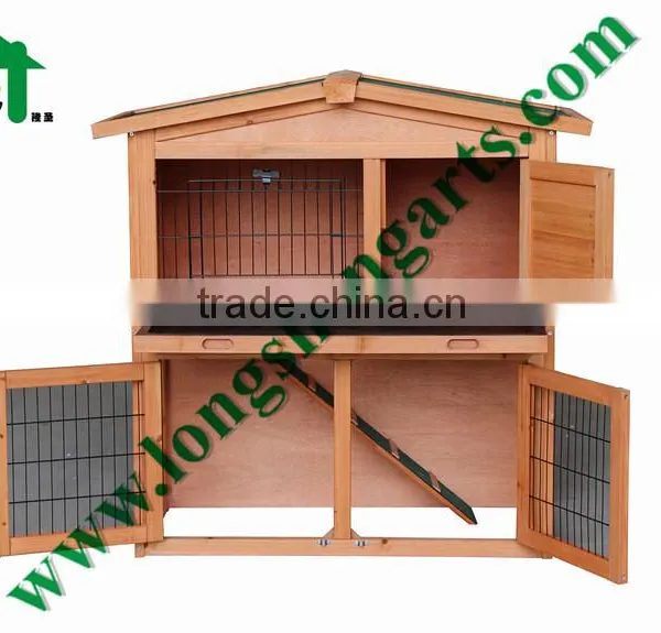 Small Animal House Pet Cage Wooden Rabbit Hutch photo-4