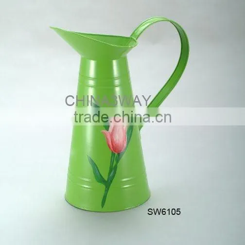 Tin Flower Vase