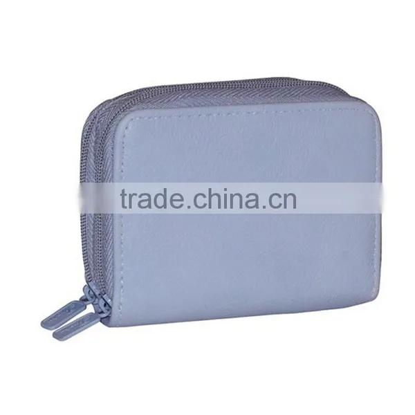 Womens Identity Safe Card Pebble Grain Wallet Fashion PU Leather Card Wallet photo-5