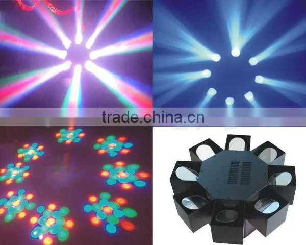 8 Heads RGB Party Light