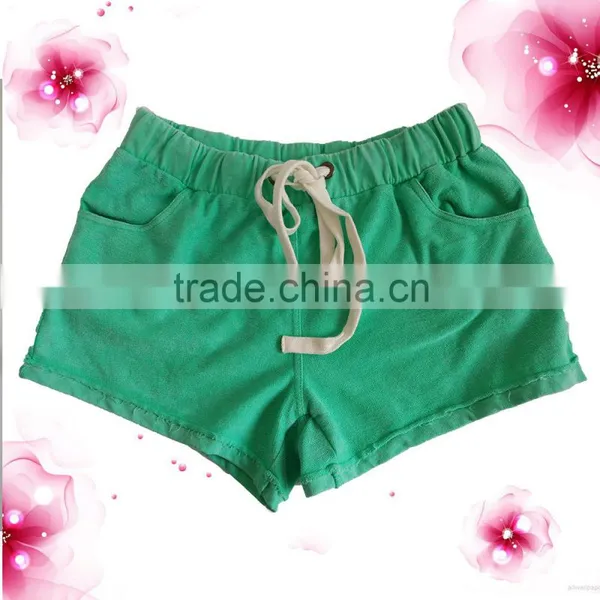 Kevince Terry Fashion Snowflake Wash Shorts Knitting Woman Clothing Stone Wash MOQ 2000pcs photo-4