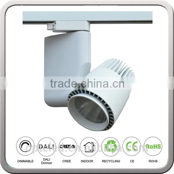 45W Dimmable LED COB Track Light White photo-2