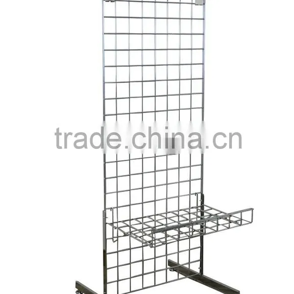 Chrome L Legs for Gridwall Mesh,Gridwall L Leg Base photo-2