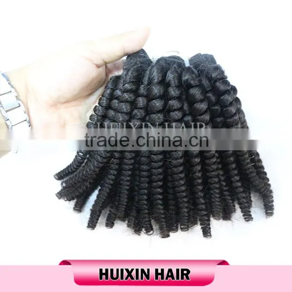 Popular Small Curly Hair, Grade 7A Virgin Hair, Top Mongolian Kinky Curly Hair Human Hair Weave photo-3