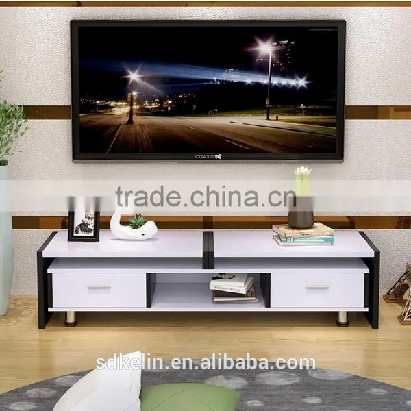 White and Black Modern tv Stand photo-2