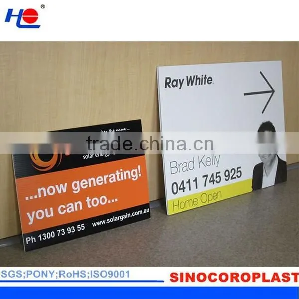 Coroplast Sign Double Sided Printed And Die Cut photo-4