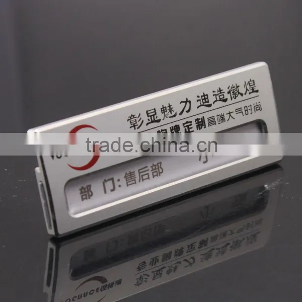 Aluminum Alloy Nametag/name Badge/name Plate photo-2