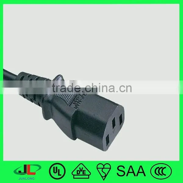 UL Approval US USA Computer Power Cable Cord NEMA 5-15P With IEC -C13 Electrical Plug photo-2