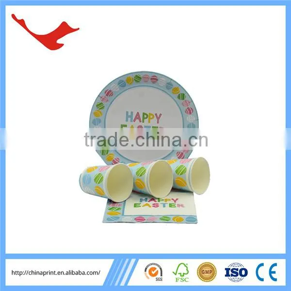 010 Disposable Party Kits With Paper Cup Paper Plate Napkin photo-5
