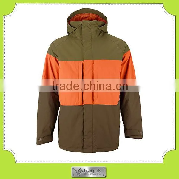 Wind-proof, Water-proof Men's Red Nylon Winter Ski Jacket photo-2