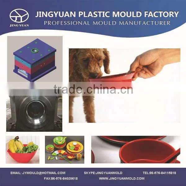 Hot Sale Pets Feeding Bowl Plastic Injection Mold Manufacturer in Huangyan