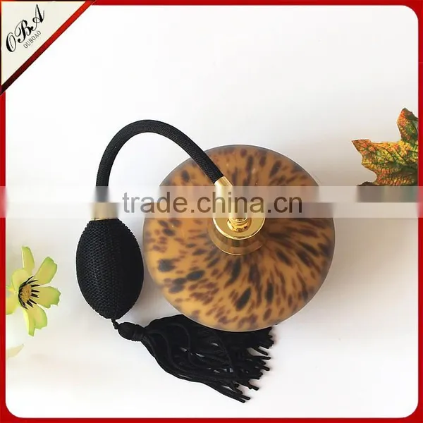 100ml Hand Blown Modern Leopard Print Frosted Glass Perfume Bottle , Airbag Scent Bottle photo-4