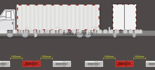 Vehicles Rear Reflectors/ Red&white Retroreflector Replacing 3m Film photo-4