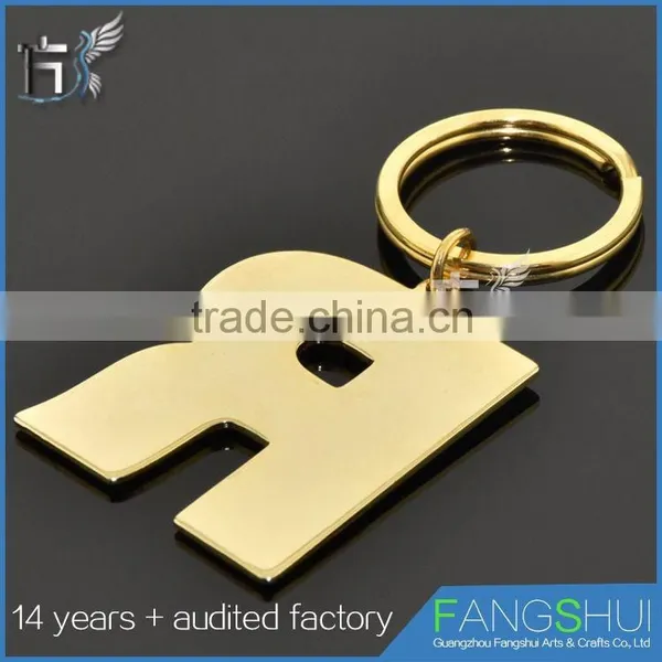 Top Quality Metal Diamond Alphabet Letters Keychain Hot Sell photo-4