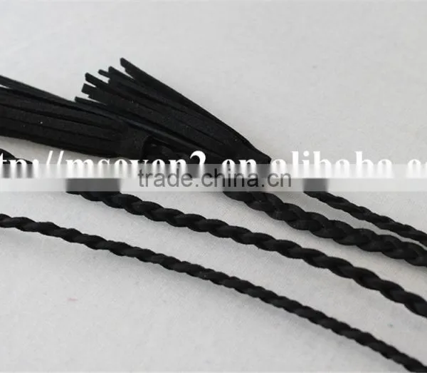 Customized Size Plastic Material Non-elastic Tessles Trim, Flexible Plastic Trim in Black for Jacket photo-5