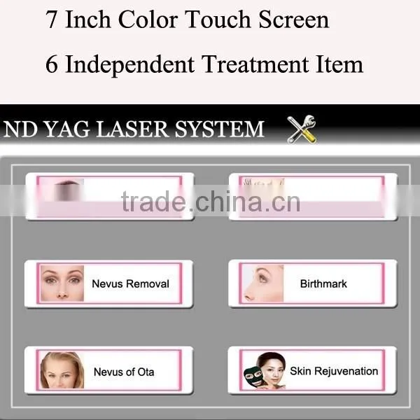 Salon Use Tattoo and Freckle Removal Q Switch nd Yag Laser Mini Machine photo-4