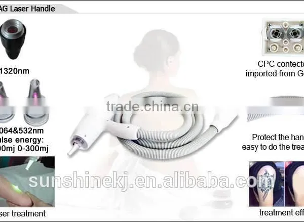 1500mj Salon Use Professional Tattoo Q Switch Laser Machine Removal Laser Machine Pigmented Lesions Treatment photo-3