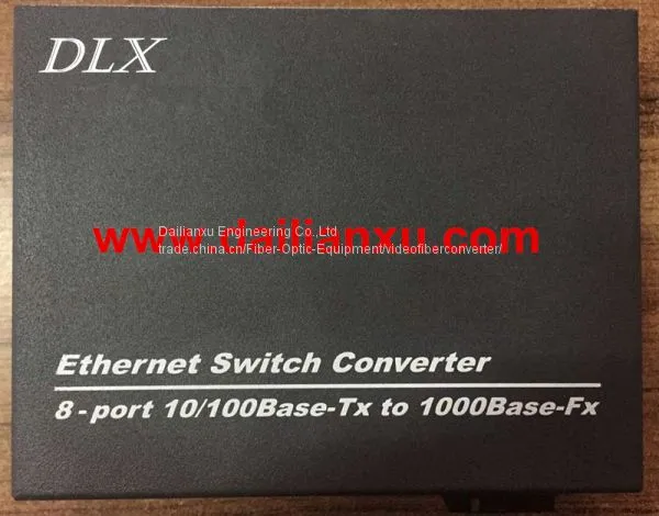 8channels 10/100M Fast Ethernet Fiber Optical Switch Fast Ethernet Fiber Optical Switch photo-2