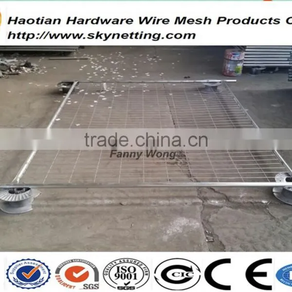 Hot Dipped Galvanized Welded Wire Mesh Australia Temporary Fence Panel Construction Site Fence School Fence With Pipe Frame photo-4