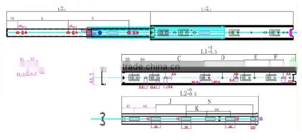 LMS Ball Bearing Drawer Slides Roll Forming Line photo-3
