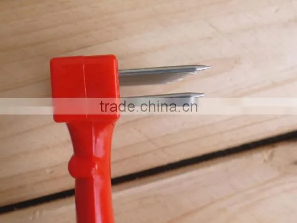 Red Special Design Pet Comb With Two Rows Teeth photo-3