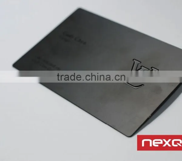 Matt Black Metal Business Card/stainless Steel Card photo-3