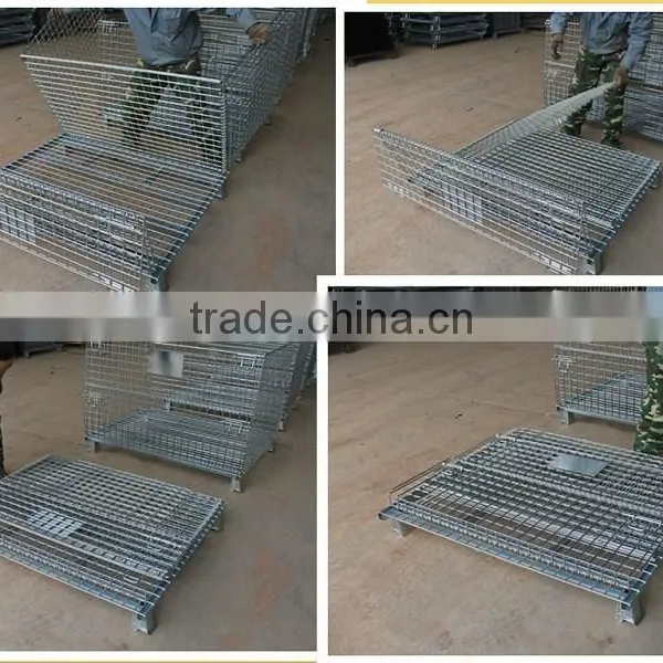 Airtight Large Metal Wire Cage Storage Roll Container photo-2