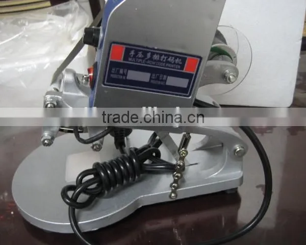 DY-8 Manual Hot Foil Stamp Date Label Printer Ribbon Coding Machine photo-2