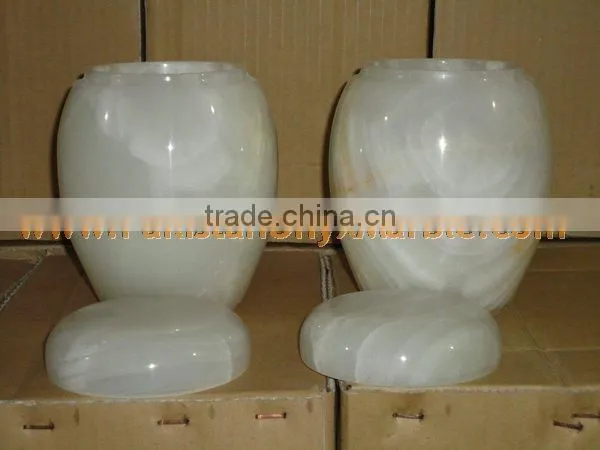 WHOLSALE 2017 NATURAL 2017 New Items WHITE ONYX URNS photo-4