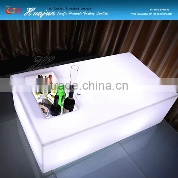 Plastic Led Wine Bottle Holder & Ice Bucket Table for Sale photo-4