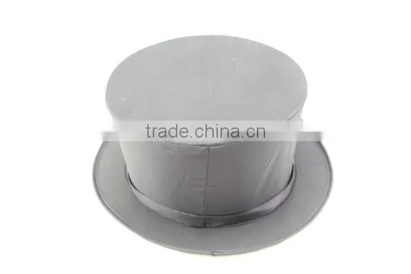 Fashion Party Black Magician Hat Foldable Top Cap photo-2