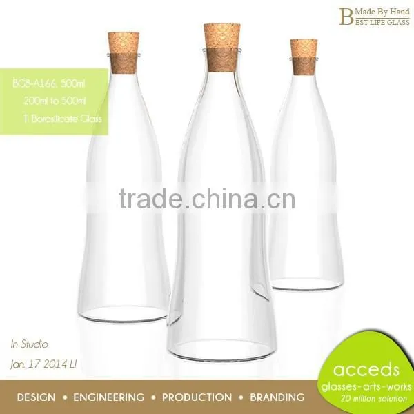 Heat Resistant Borosilicate 100ml Glass Milk Bottles Wholesale photo-4