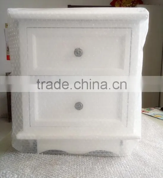 White Two Drawers Wooden Cabinet for Living Room Furnitures photo-5