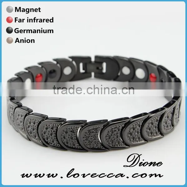 2017 Health Power Energy Germanium Bio Magnetic Bracelet for Men photo-5